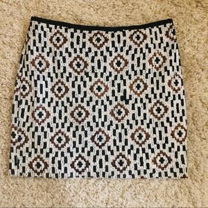 Nordstrom Halogen Sequin skirt sz 8